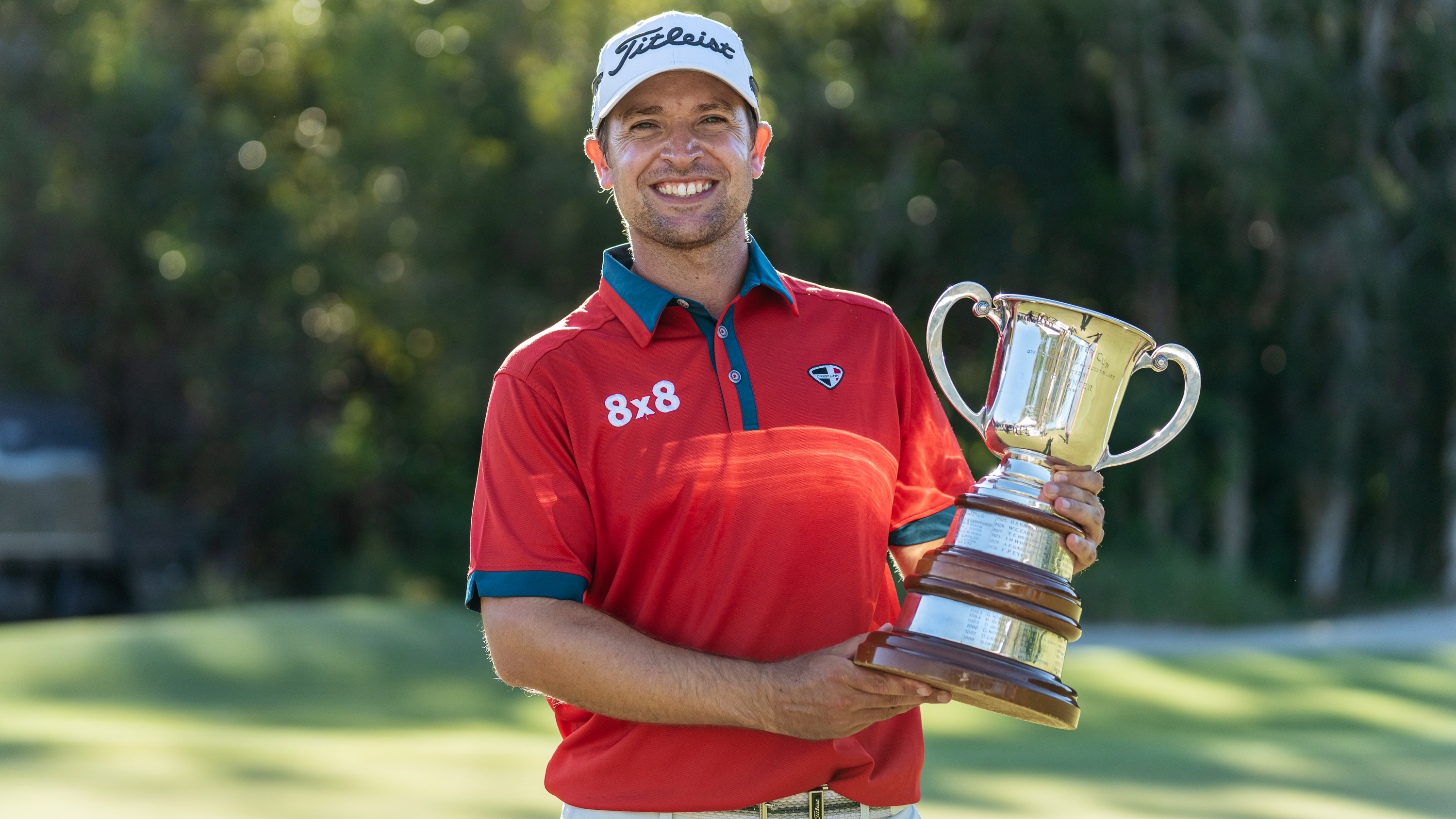 Droughtbreaking trophy for Andrew Evans at Qld Open Golf Australia