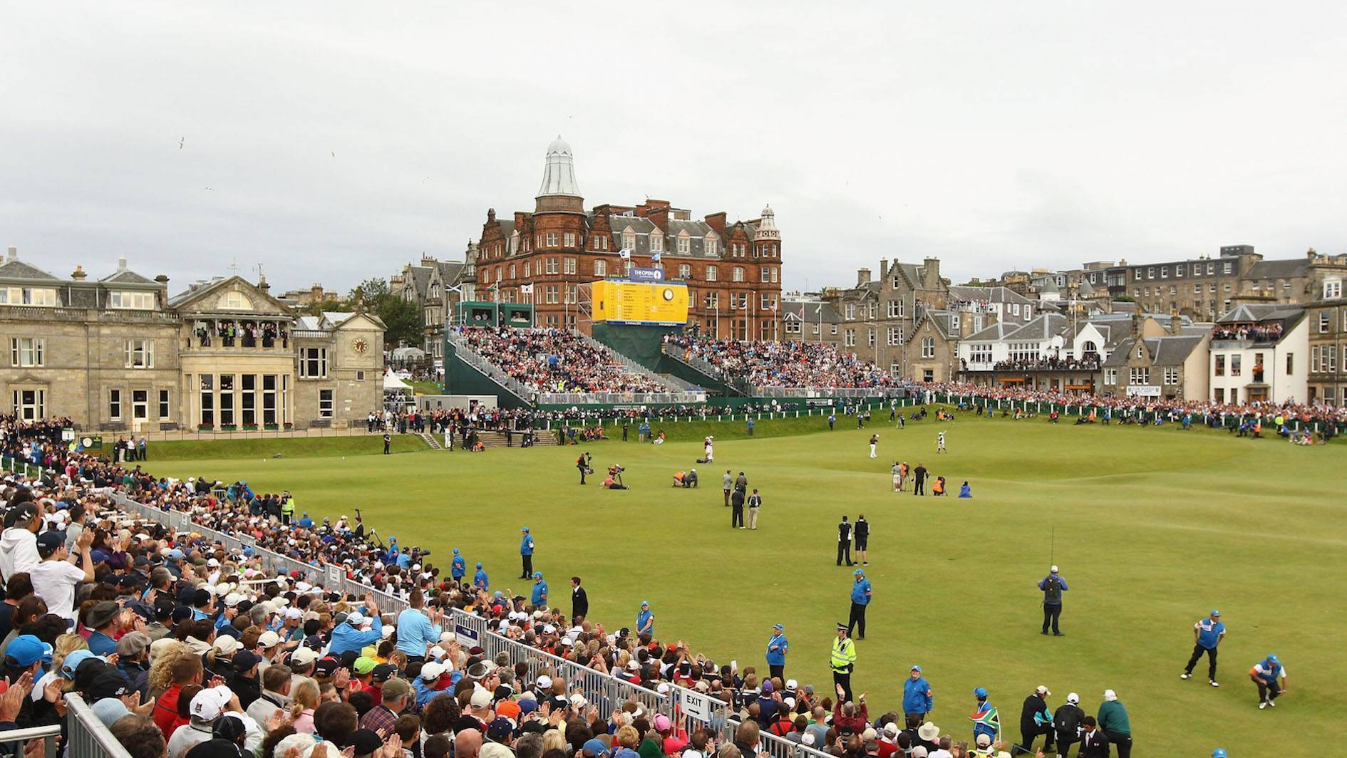 Open britain. Old course, St. Andrews гольф. British open.