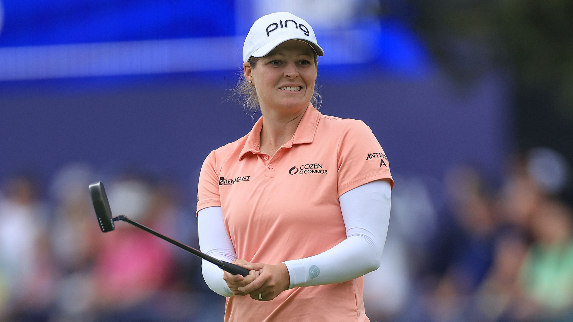 Ally Ewing channels the Harman spirit at Women's Open Golf Australia