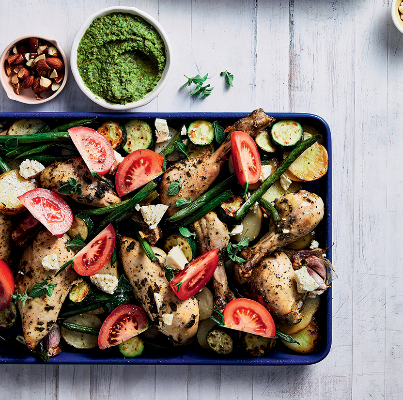 Greek Oregano Chicken Traybake Food Prevention Australia