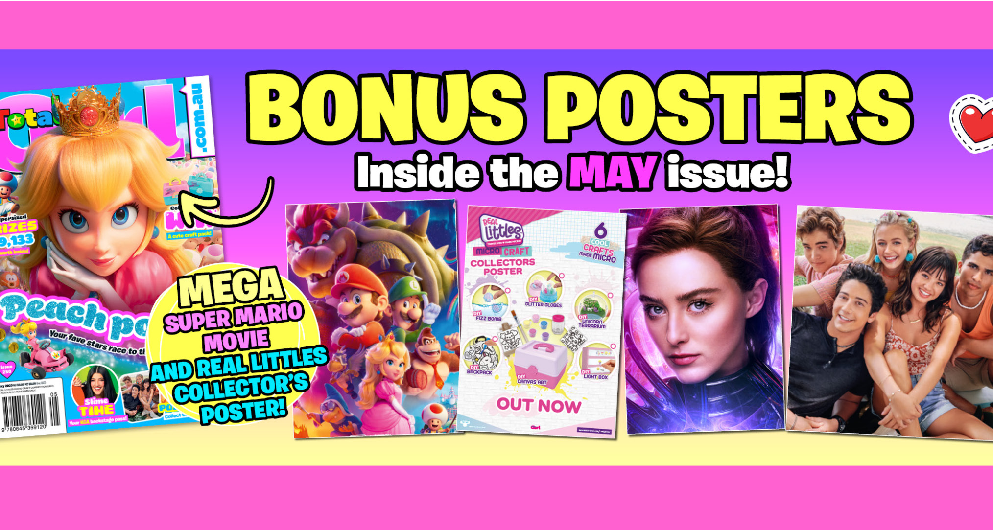 BONUS POSTERS: Mario, P!NK, Disney and more! – Total Girl