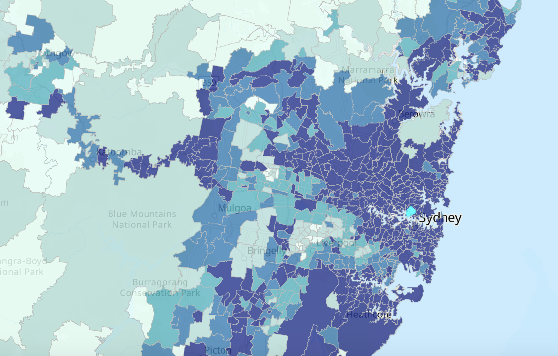 NSW government rates every suburb's mobile and fixed internet