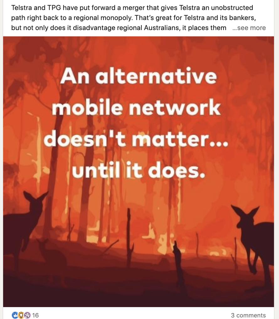 TPG blasts 'emotionally manipulative' Optus campaign against Telstra