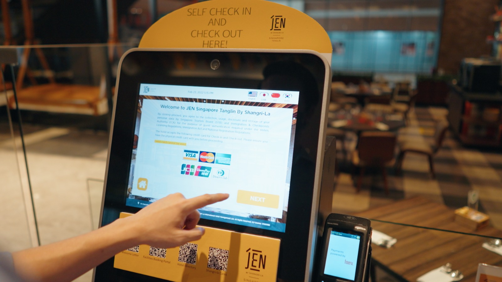 Shangri-La Group's Jen hotels implement smart check-in kiosks - Digital ...