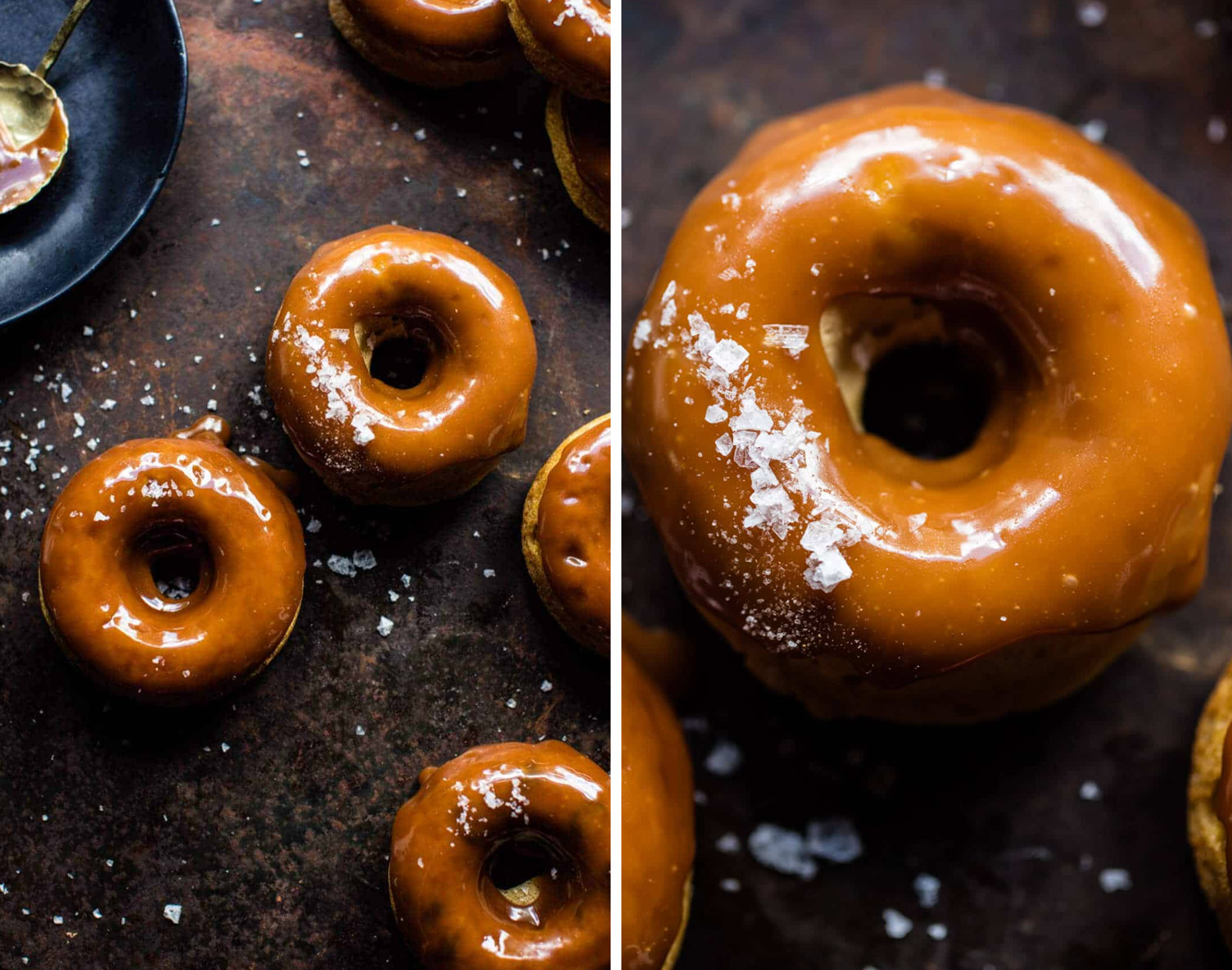 baked salted caramel apple cider doughnuts • food • frankie magazine ...