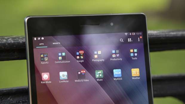 Asus ZenPad 8.0 review: Front, top half Asus ZenPad 8.0 review: Front, top half