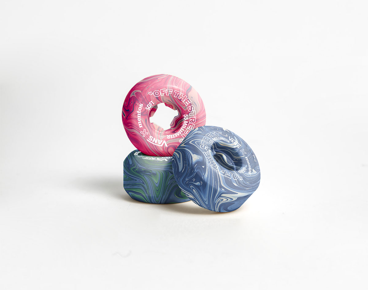 skateboard wheels made from chewing gum • design • frankie magazine