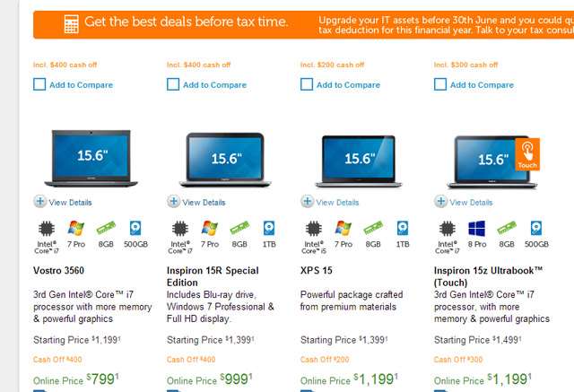 Laptop sale: Dell Inspiron 15R, XPS 15, Inspiron 15z Ultrabook on sale -  Hardware - Business IT