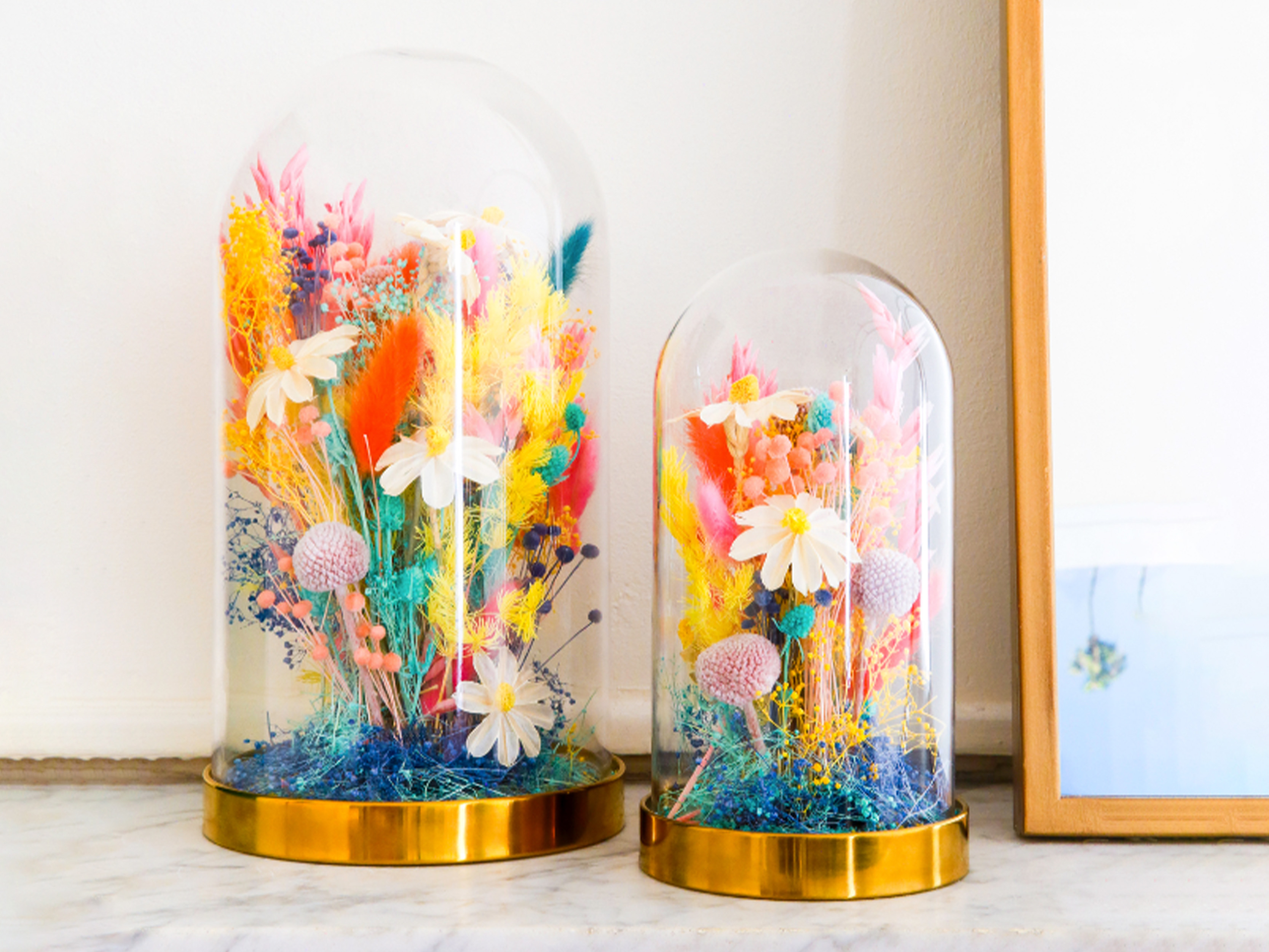 craft a kaleidoscopic dried flower cloche • craft • frankie magazine ...