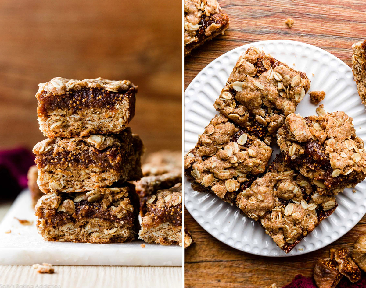 chewy oatmeal fig bars • food • frankie magazine • australian fashion ...