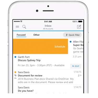 Outlook Message Ios Review: First look: Microsoft Outlook for iOS - iTnews