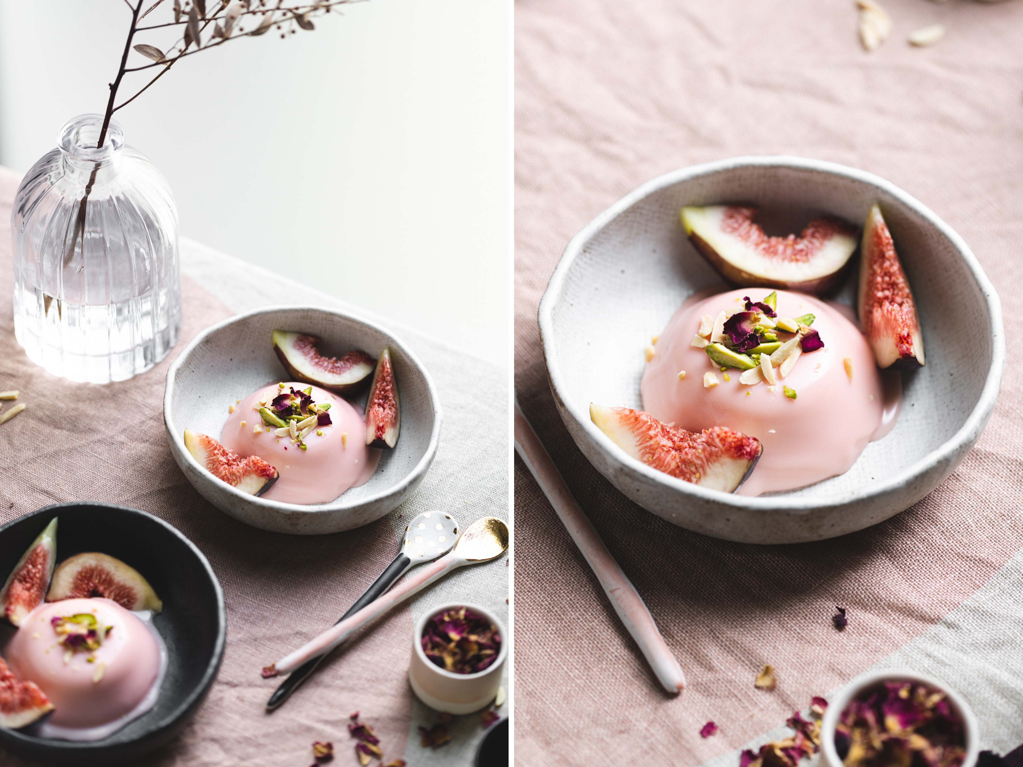 Rosewater Panna Cotta With Figs • Food • Frankie Magazine • Australian