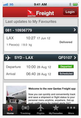 Qantas Freight deploys mobile app - Software - iTnews