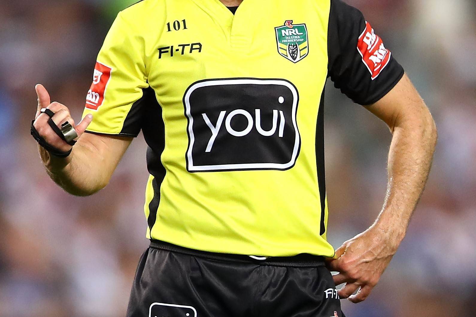 nrl referee jersey