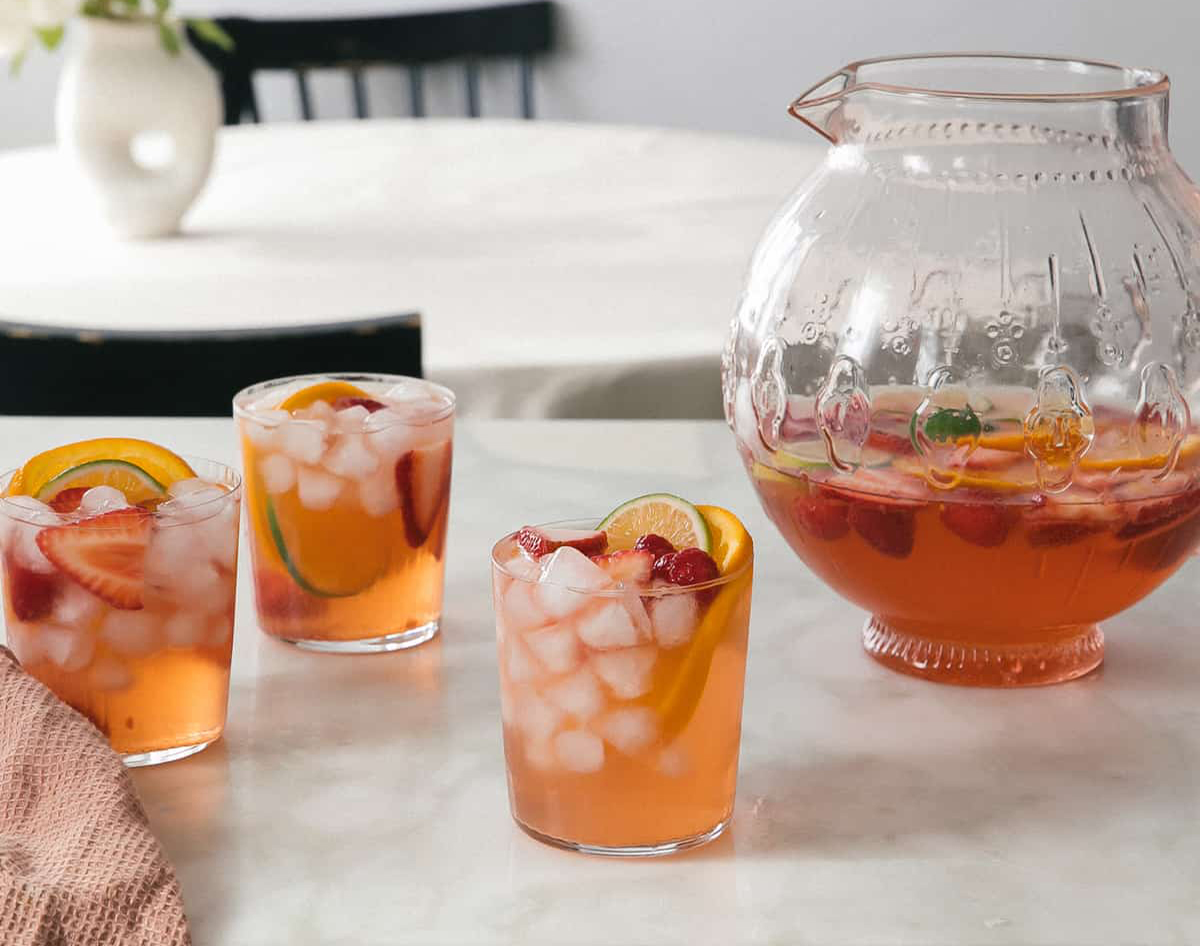 summer rosé sangria • food • frankie magazine • australian fashion ...