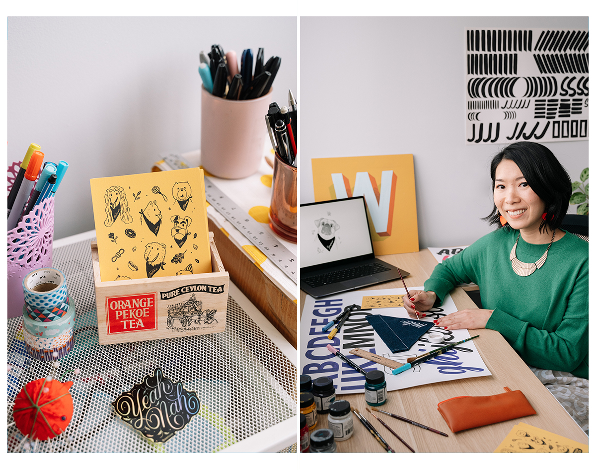 dog portraits and bespoke bandanas with wanissa somsuphangsri • branded ...