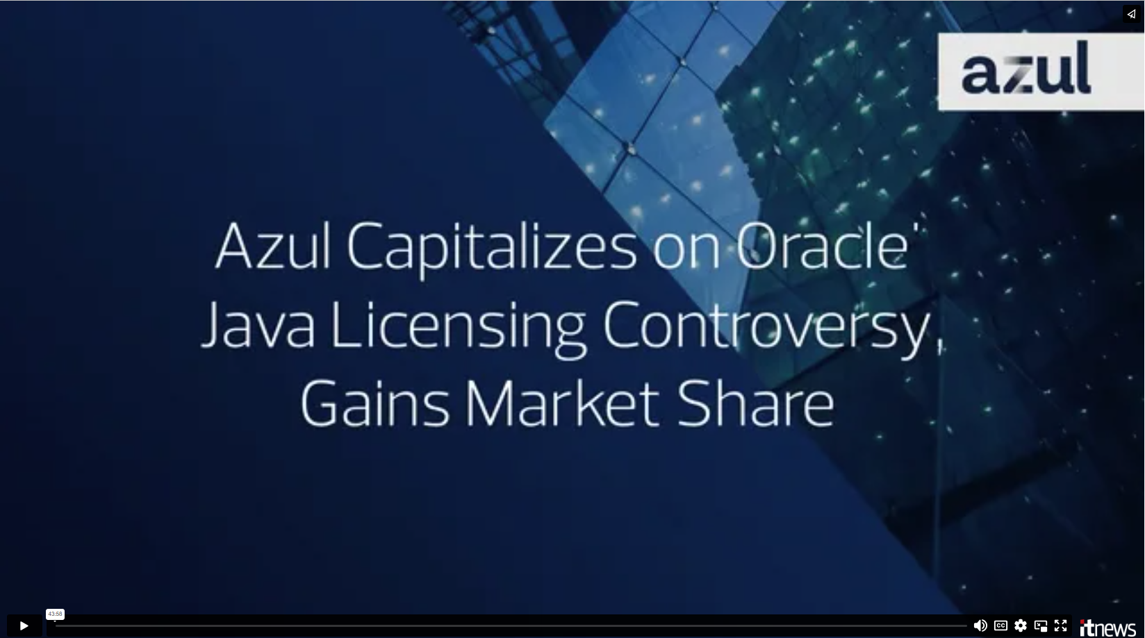 Azul Capitalizes on Oracle's Java Licensing Controversy, Gains Market ...