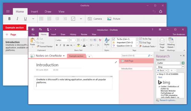 microsoft onenote 2016 review