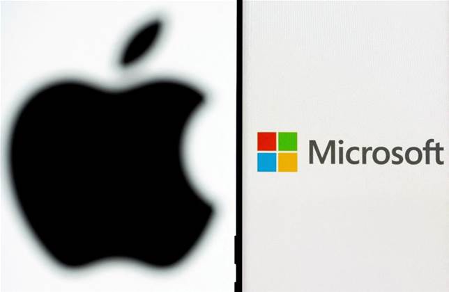 Microsoft, küresel pazar lideri olmak için Apple'ı devirdi