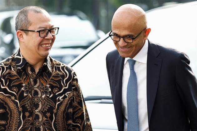 Microsoft, Endonezya'da bulut ve yapay zekaya 1,7 milyar ABD doları yatırım yapacak