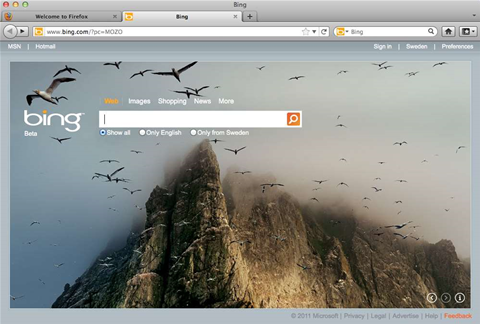 Mozilla release Firefox Bing edition
