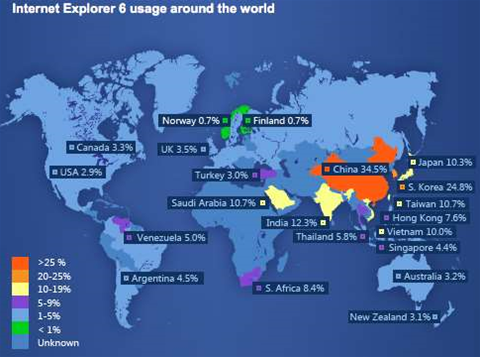 Microsoft push to purge IE6 from web