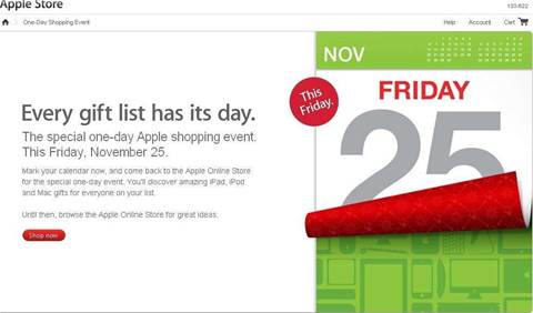 Apple Oz offers 'Black Friday' sale