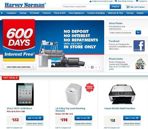 Gerry Harvey onboard online "100 per cent"