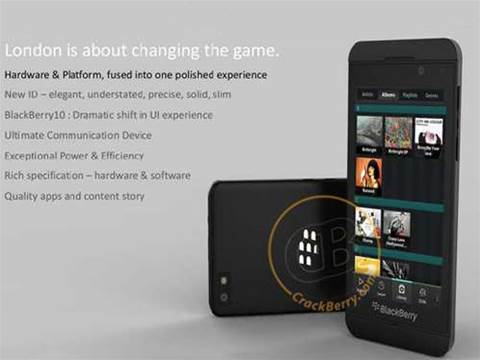 New-look BlackBerry London leaks