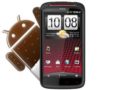 HTC handsets get bite of Ice Cream Sandwich
