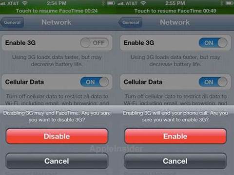 FaceTime over 3G coming to iOS 6