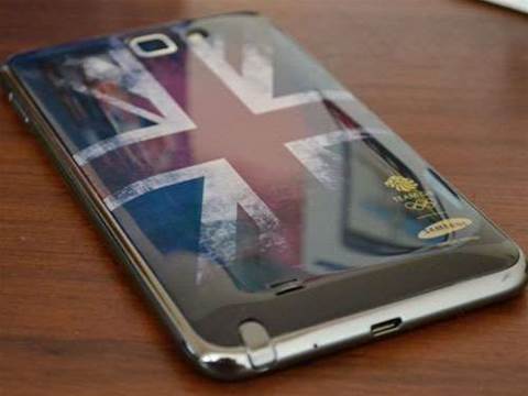 Olympic edition Samsung Galaxy Note spotted