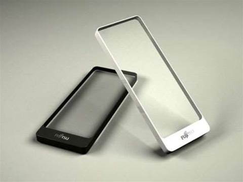 Fujitsu's see-through smartphone