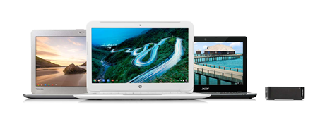 New Google Chromebook range. Source: Google