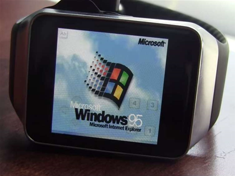 Windows 95 crammed onto Samsung smartwatch