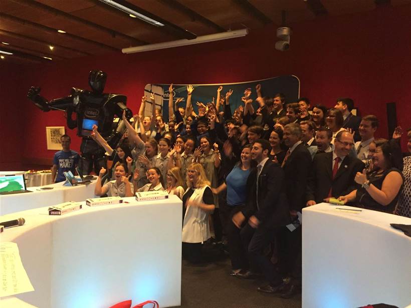 Student makers show IoT creations to NSW govt