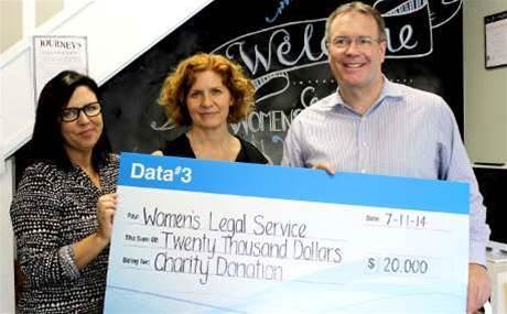 Data#3 raises $20,000 for domestic violence charity