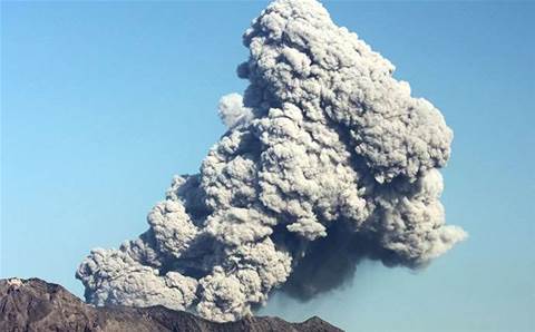 Top Aussie IT execs caught up in cloud. Volcanic ash cloud