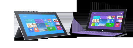 Surface 2 and Surface Pro 2