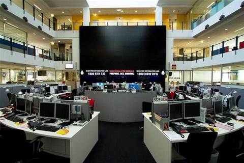 NSW rural fire service builds big digital wall