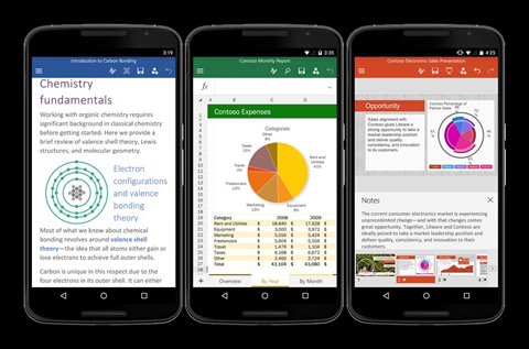 Final Office for Android has more free stuff than iOS version