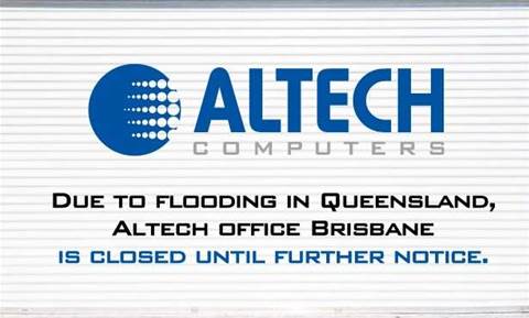 Altech Brisbane office under water 