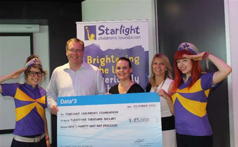 Data#3 raises $25,000 for Starlight Foundation