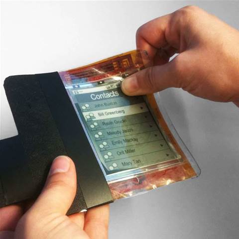 Flexible e-paper smartphone makes debut