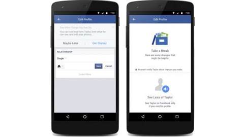 Facebook eases the pain of break-ups