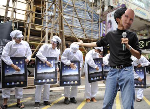 Foxconn denies mass worker strike