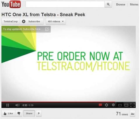 Telstra leaks HTC One XL launch