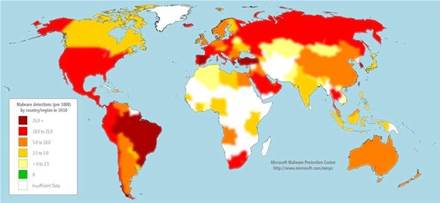 Threat map