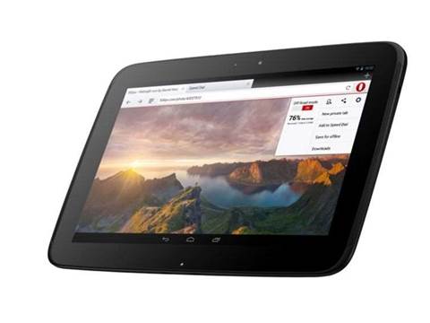 Android tablets get custom Opera browser 