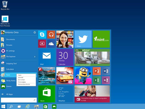 Two-factor authentication coming in Windows 10